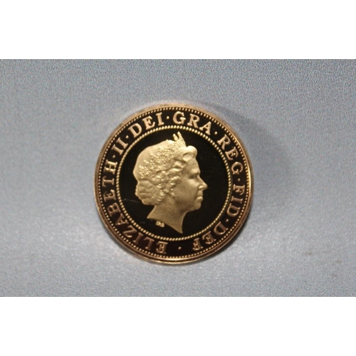 37 - A ROYAL MINT GOLD PROOF £2 COIN 'DNA DOUBLE HELIX FIFTIETH ANNIVERSARY' COIN, limited edition No 093... 