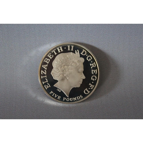 5 - A ROYAL MINT 2008 QUEEN ELIZABETH I SILVER PROOF £5 COIN, with COA/Booklet,  in original presentatio... 