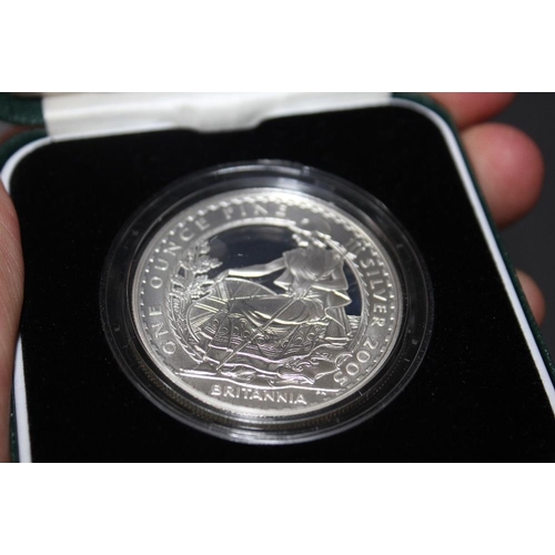 54 - A ROYAL MINT 2005 BRITANNIA SILVER PROOF £2 COIN, with COA/Booklet, in original presentation case... 