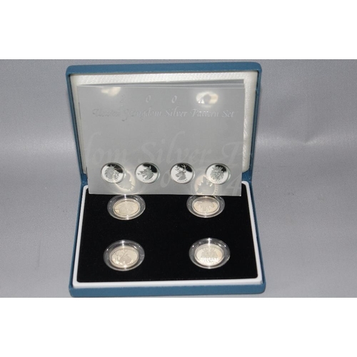 58 - A ROYAL MINT 2004 UNITED KINGDOM SILVER PATTERN FOUR £1 COIN SET, comprising Scotland, Northern Irel... 