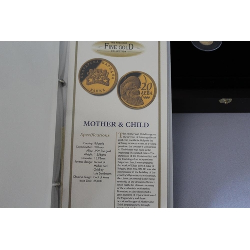 78 - A ROYAL MINT THE PRECIOUS FINE GOLD COLLECTION GOLD PROOF TWELVE COIN SET, with COA/Booklet, in orig... 