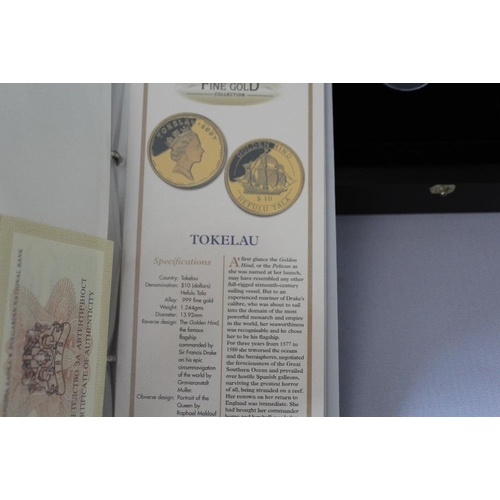 78 - A ROYAL MINT THE PRECIOUS FINE GOLD COLLECTION GOLD PROOF TWELVE COIN SET, with COA/Booklet, in orig... 