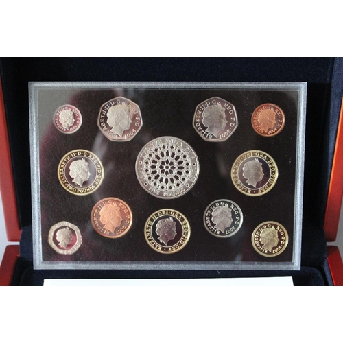 84 - A ROYAL MINT 2007 UNITED KINGDOM EXECUTIVE PROOF TWELVE COIN SET, comprising £5, £2 (3), £1, 50 penc... 