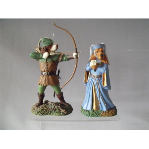 43 - SEVEN BOXED ROBERT HARROP LIMITED EDITION GREENWOOD COLLECTION DOGGIE PEOPLE FIGURES, comprising Rob... 