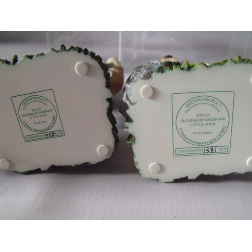 43 - SEVEN BOXED ROBERT HARROP LIMITED EDITION GREENWOOD COLLECTION DOGGIE PEOPLE FIGURES, comprising Rob... 