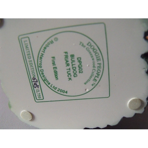 43 - SEVEN BOXED ROBERT HARROP LIMITED EDITION GREENWOOD COLLECTION DOGGIE PEOPLE FIGURES, comprising Rob... 