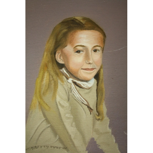 21 - A COLLECTION OF UNFRAMED OIL PAINTINGS TO INCLUDE PORTRAIT STUDIES, LANDSCAPES ETC - LARGEST 60.5 CM... 