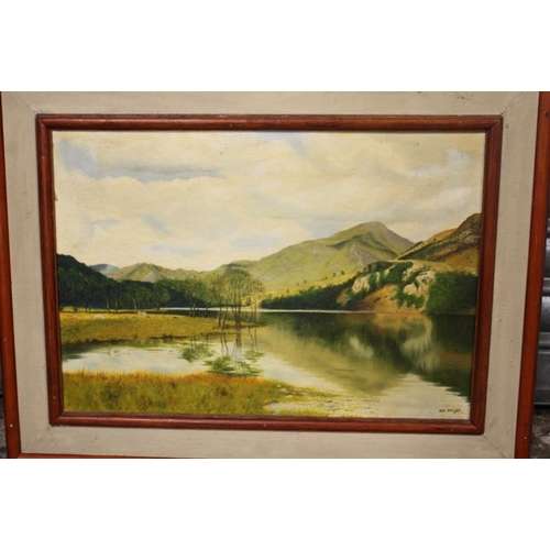 24 - A COLLECTION OF FRAMED OIL PAINTINGS TO INCLUDE HARBOUR SCENES AND LANDSCAPES