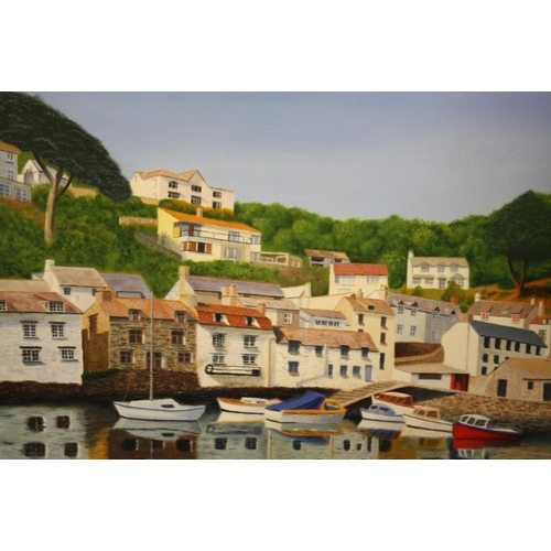 34 - A COLLECTION OF UNFRAMED OIL ON BOARD PAINTINGS OF HARBOUR SCENES, SOME SIGNED N K DAY