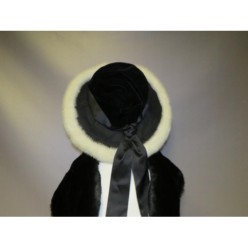 72 - A COLLECTION OF VINTAGE FUR AND FAUX FUR HATS, COLLARS AND STOLES ETC (14)