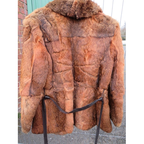 77 - TWO VINTAGE CONEY FUR JACKETS (Both size 38
