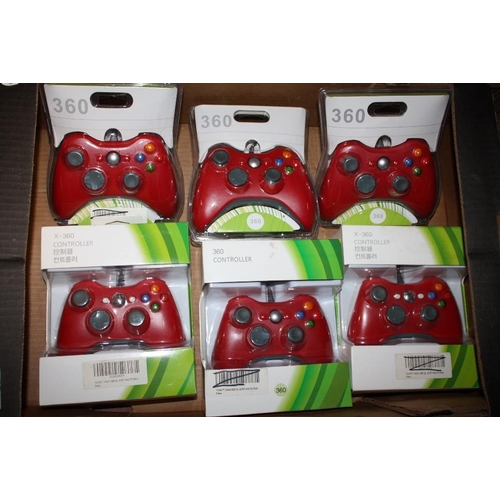 109 - A TRAY OF BOXED GAMING CONTROLLERS