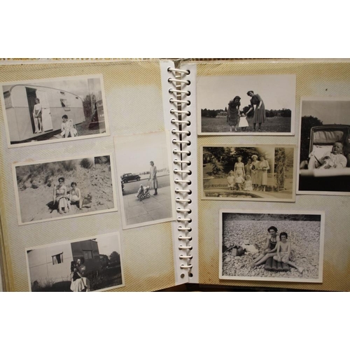 95 - A TRAY OF COLLECTABLES TO INCLUDE A CUCKOO CLOCK, BLACK AND WHITE PHOTOGRAPH ALBUM, CARVED TREEN ETC