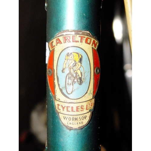505 - A CARLTON CYCLES LTD BICYCLE FRAME A/F