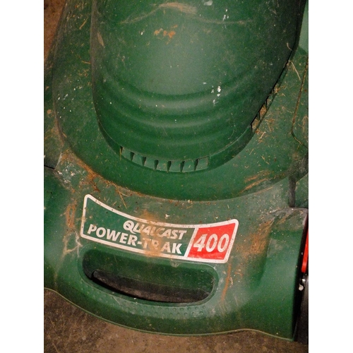 522 - A QUALCAST POWER-TRAK 400 ELECTRIC LAWNMOWER - HOUSE CLEARANCE