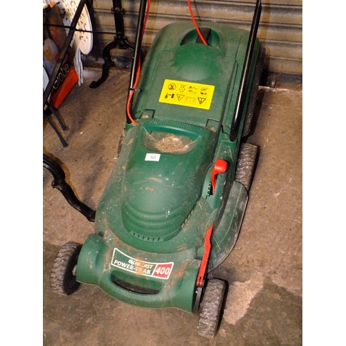 522 - A QUALCAST POWER-TRAK 400 ELECTRIC LAWNMOWER - HOUSE CLEARANCE