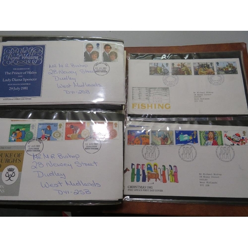 380 - AN ALBUM OF POST OFFICE FIRST DAY COVERS,  TOGETHER WITH THREE COMMEMORATIVE COINS AND STAMPS FIRST ... 