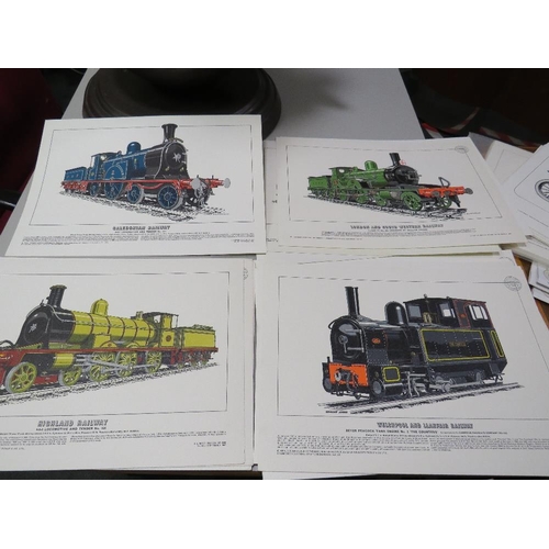 382 - A COLLECTION OF LATE 1960S EDMUND JOHNS LIMITED EDITION TRANSPORTATION THEMED PRINTS COMPRISING 11 C... 