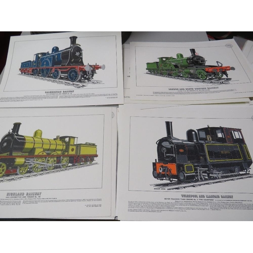382 - A COLLECTION OF LATE 1960S EDMUND JOHNS LIMITED EDITION TRANSPORTATION THEMED PRINTS COMPRISING 11 C... 