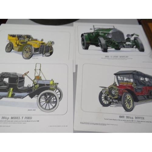 382 - A COLLECTION OF LATE 1960S EDMUND JOHNS LIMITED EDITION TRANSPORTATION THEMED PRINTS COMPRISING 11 C... 