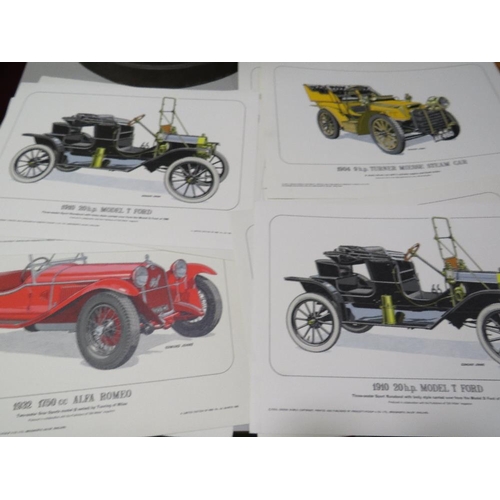 382 - A COLLECTION OF LATE 1960S EDMUND JOHNS LIMITED EDITION TRANSPORTATION THEMED PRINTS COMPRISING 11 C... 