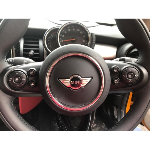 501 - A 2015 ORANGE / BLACK MINI COOPER 'DS65 URL' PETROL 1.5L AUTOMATIC, APPROX 600 MILES, MOT EXPIRED 22... 
