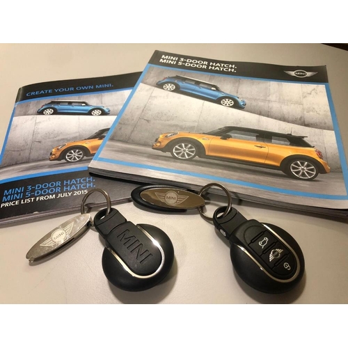 501 - A 2015 ORANGE / BLACK MINI COOPER 'DS65 URL' PETROL 1.5L AUTOMATIC, APPROX 600 MILES, MOT EXPIRED 22... 