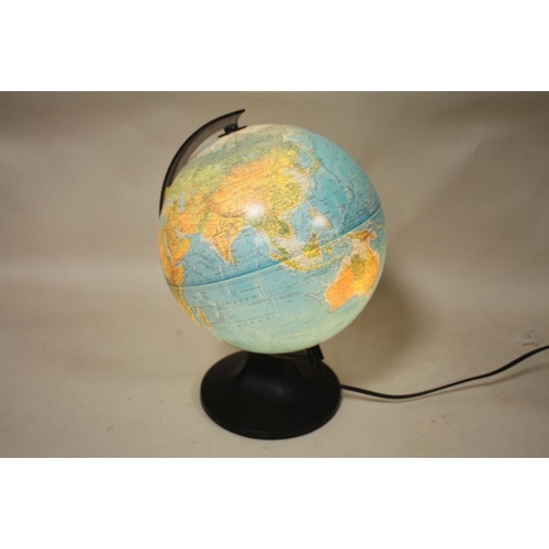 251 - A MODERN ILLUMINATING DESK GLOBE