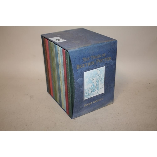 266 - A BOX SET OF FOLIO SOCIETY BEATRIX POTTER PETER RABBIT TALES