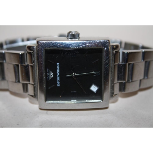 299 - AN EMPORIO ARMANI WRISTWATCH