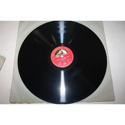 367 - A SIGNED ARTHUR RUBINSTEIN 78 RPM RECORD DATED 17TH FEBRUARY '34