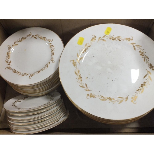 165 - A QUANTITY OF ROYAL WORCESTER SAGUENAY PATTERN PLATES