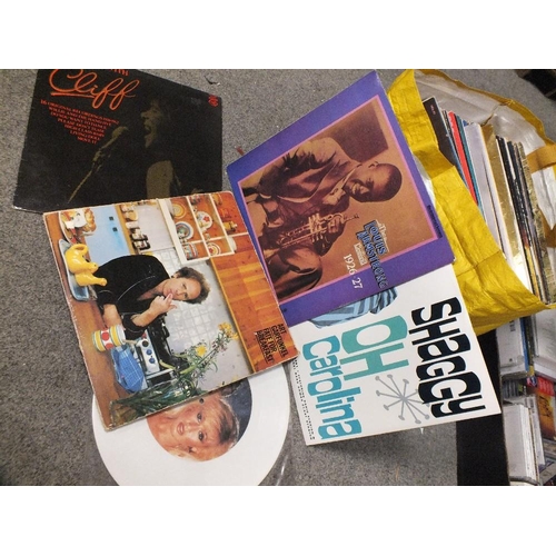 171 - A BAG OF LP RECORDS TO INCLUDE BREAD, THE CARPENTERS ETC.