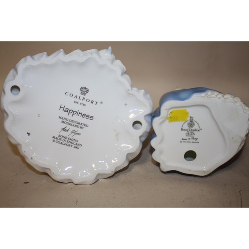 391 - A COLLECTION OF LADY FIGURES COMPRISING OF ROYAL DOULTON 'HELEN' HN3601, 'THANK YOU' HN3390, COALPOR... 