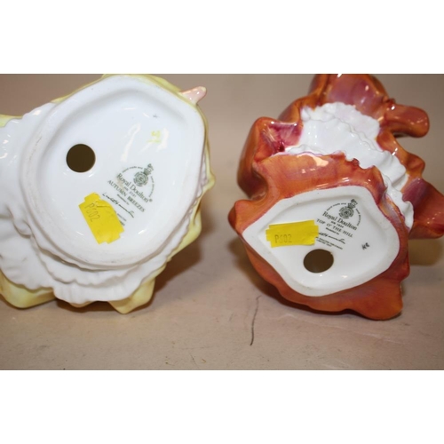 393 - TWO ROYAL DOULTON FIGURES 'AUTUMN BREEZES' HN2131 AND 'TOP O THE HILL' HN1834