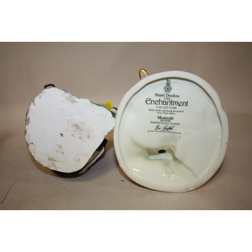 402 - A COLLECTION OF ASSORTED CERAMIC LADY FIGURES TO INCLUDE COALPORT AND OTHER EXAMPLES A/F