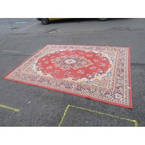 730 - A LARGE MODERN PATTERNED RUG