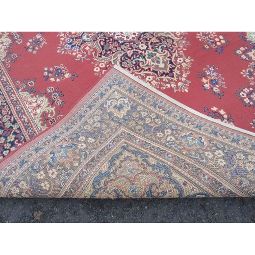 730 - A LARGE MODERN PATTERNED RUG