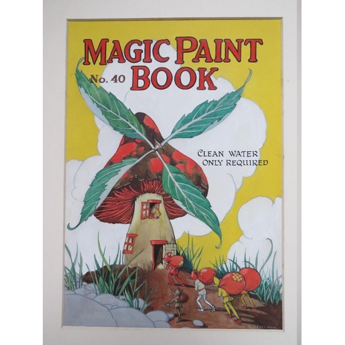 76 - BARBARA CONSTANCE FREEMAN.  Three illustrations for the covers of children's 'Magic Paint Books', no... 