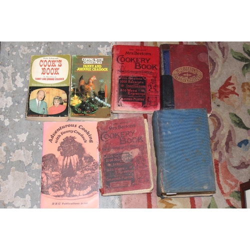 167 - A COLLECTION OF VINTAGE AND MODERN BOOKS TO INCLUDE MRS BEETONS COOKERY BOOKS, BRIAN FROUD 'THE WORL... 