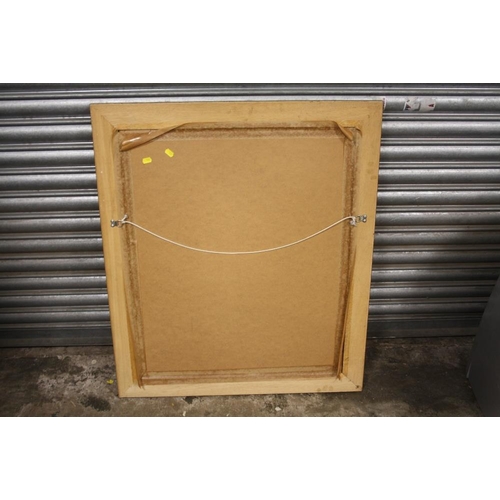 29 - A LARGE MODERN GILT FRAMED EGYPTIAN PORTRAIT PRINT OVERALL SIZE INCLUDING FRAME - 80 CM BY 92 CM