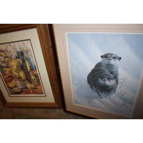 20 - A COLLECTION OF SIGNED LIMITED EDITION PRINTS, ONE ENTITLED 'NUDO' SIGNED AUTOLA TOGETHER WITH A FRA... 