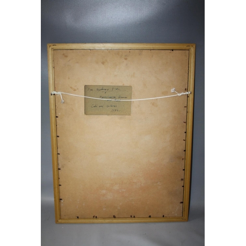 100 - SCHOOL OF EVIE SYDNEY HONE (1894-1955). Abstract composition 'Warm & Cold', see inscription verso, b... 