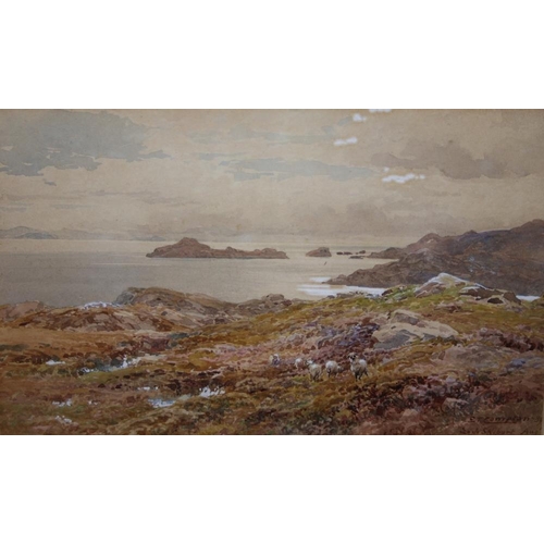 105 - EDWARD THEODORE COMPTON (1849-1921). 'Loch Skiport', signed lower right and dated 189?, watercolour,... 