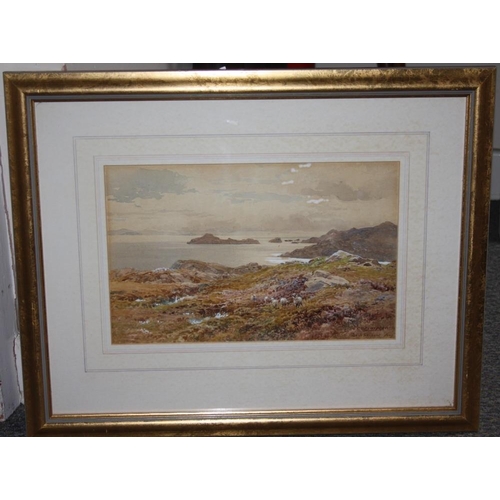 105 - EDWARD THEODORE COMPTON (1849-1921). 'Loch Skiport', signed lower right and dated 189?, watercolour,... 