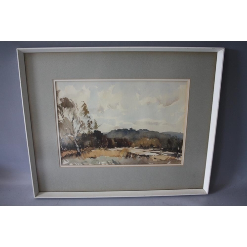 116 - EDWARD WESSON (1910-1983). Impressionist landscape 'St. Martha's Church from above Albury', see vers... 