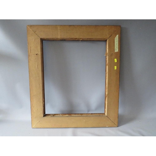 80 - A 19TH CENTURY DUTCH DECORATIVE WOODEN FRAME, frame W 9.5 cm, rebate 48 x 57 cm