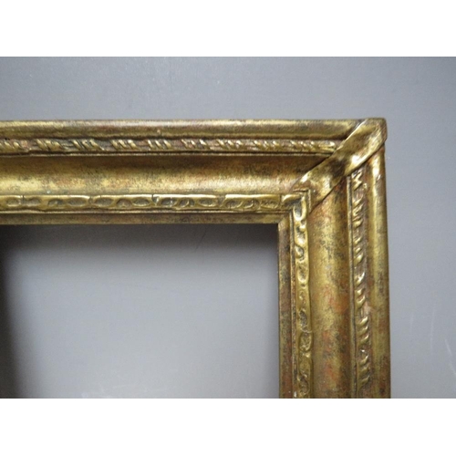 86 - A 20TH CENTURY GOLD FRAME, frame W 4.5 cm, rebate 15 x 17 cm,