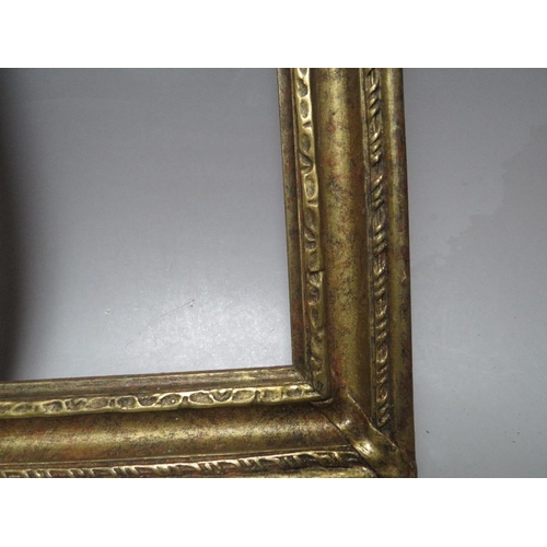 86 - A 20TH CENTURY GOLD FRAME, frame W 4.5 cm, rebate 15 x 17 cm,