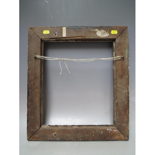 95 - THREE VARIOUS LATE 19TH / EARLY 20TH CENTURY GOLD FRAMES - ALL A/F, average frame W 5 cm, average re... 